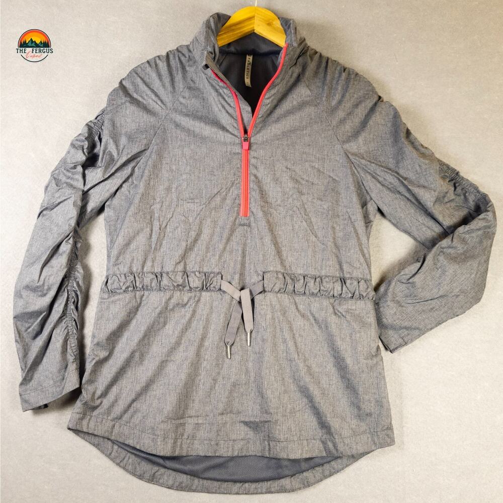 Fabletics Danielle Reflective Water Resistant Jacket Athletic Gray Women's M